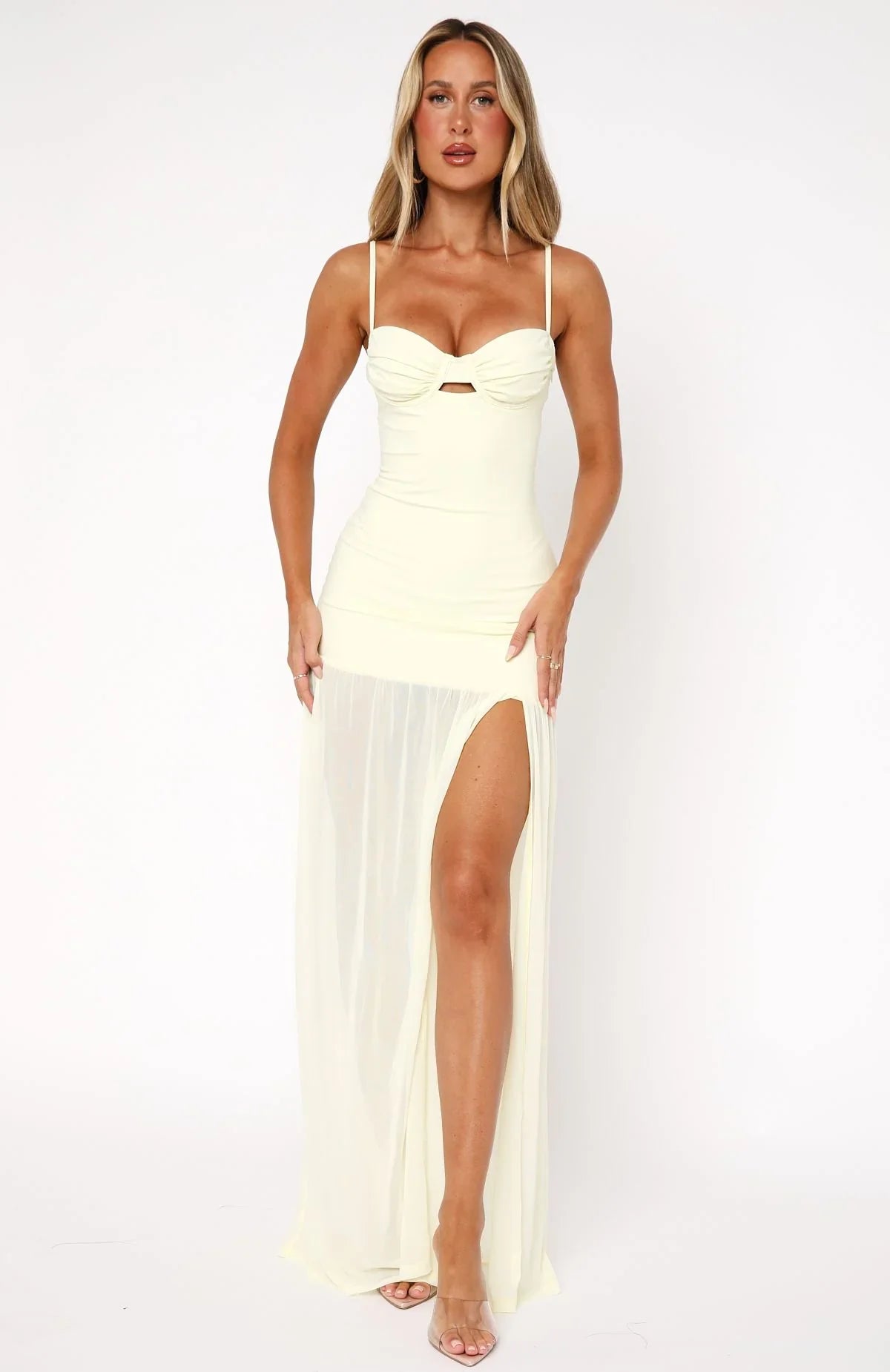 True Love Maxi Dress Lemon