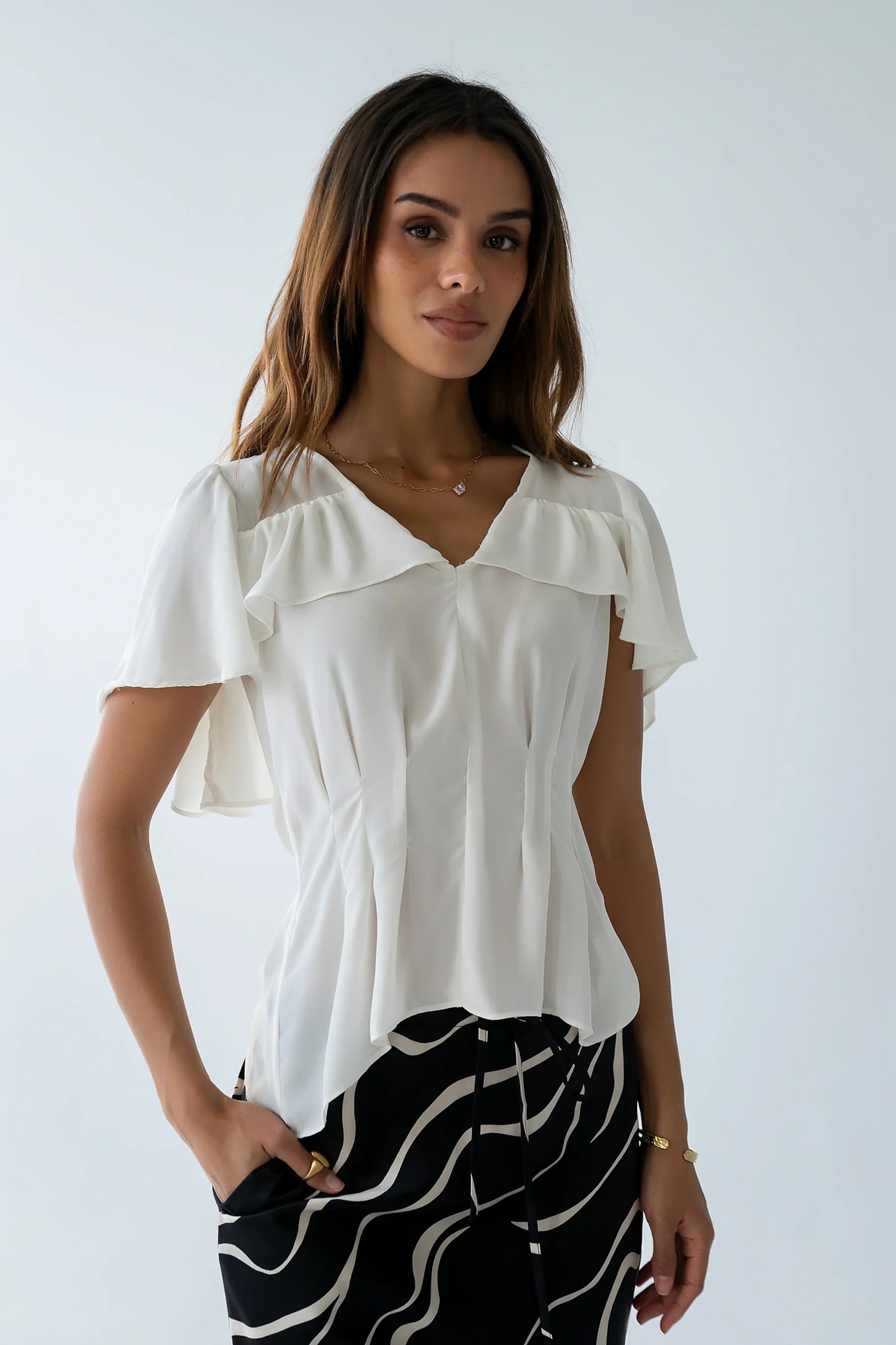 Bernice Sheer Blouse