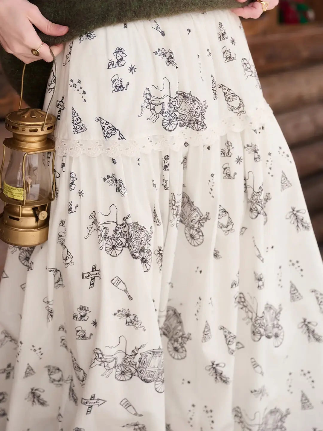 Lea Retro 100% Cotton Skirt